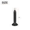 DTGN 100Pcs #6x3/4" Flat Head Wood Screws, Carbon Steel Phillips
