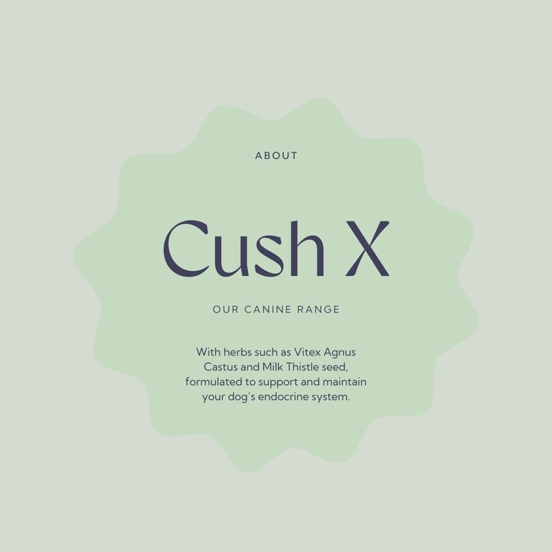Hilton Herbs Cush X Natural Dog Supplement. 100% Natural Ingredients.