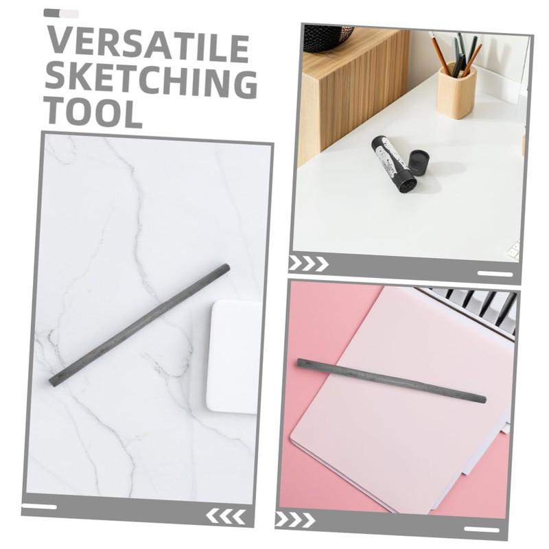 DOITOOL 25pcs Willow Charcoal Sticks for Artists Professional Drawing Supplies