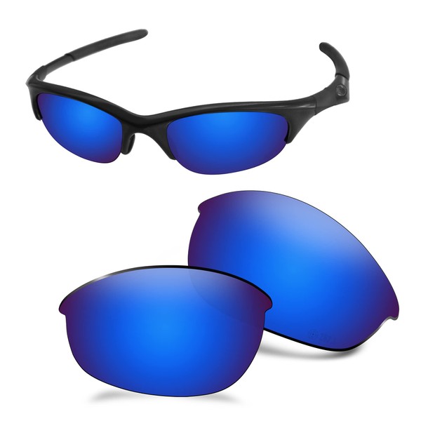 AOZAN ANSI Z87.1 Lentes de repuesto compatibles con gafas de sol Oakley Half Jacket, Azul Capri, Half Jacket