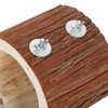 Bird Tree Hole Nest Small Pet Natural Wooden Toy Hideaway