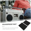 Kisangel 2Pcs Soundproof Isolation Panels Acoustic Pads Resonance Sound Deadening