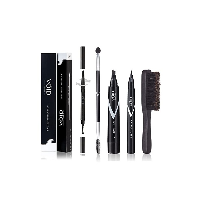 VOID Homme Beard Filler Starter Kit, Beard Pen, 2 Beard
