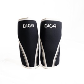 DIOA FITNESS 7mm Knee Sleeves – Heavy-Duty Knee Support for Squats, Weightlifting & Powerlifting – Compression Brace for Stability, Strength & Injury Prevention (Black, XL)