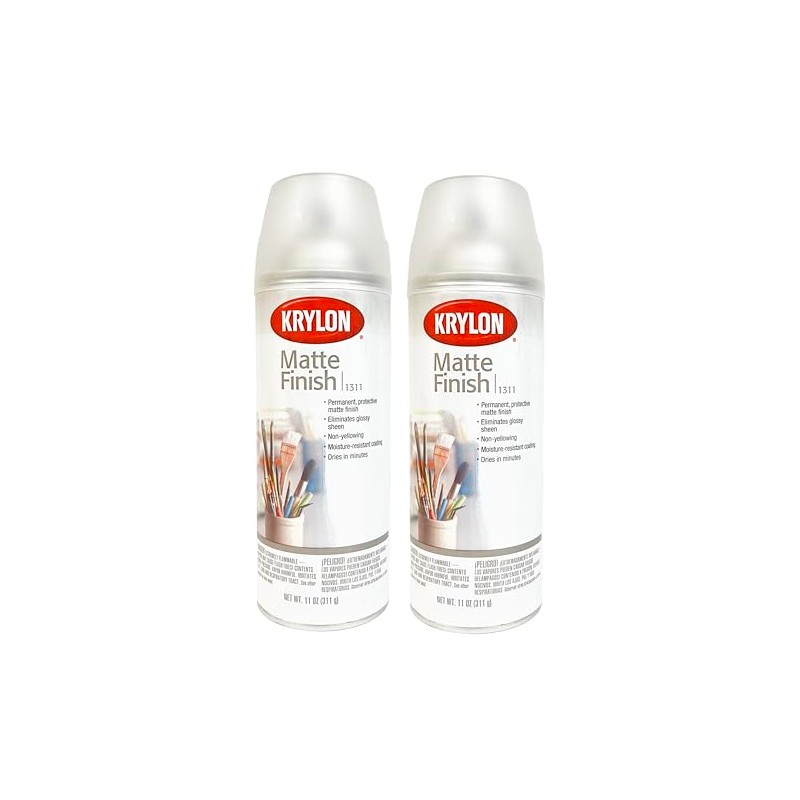 Krylon® Matte Finish 11 oz. Spray - Provides Permanent Surface