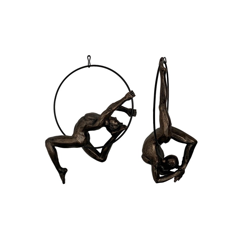 Haute Collage x1 Female Gymnast Acrobat on a Ring -