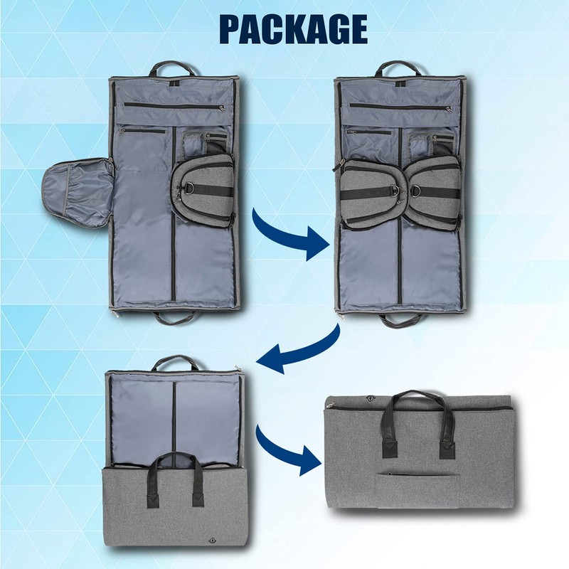 BUG 22" L*12" W*12" H Garment Bags, Convertible Garment Bag