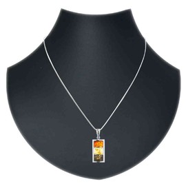 InCollections 541A20CP63L660 Amber Sterling Silver 925 Necklace