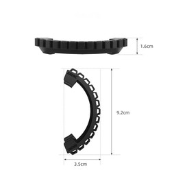 ANCLLO Traversing Machine Protective Ring for DJI Avata Paddle Protector Drone Bumper Ring Accessory (Black)