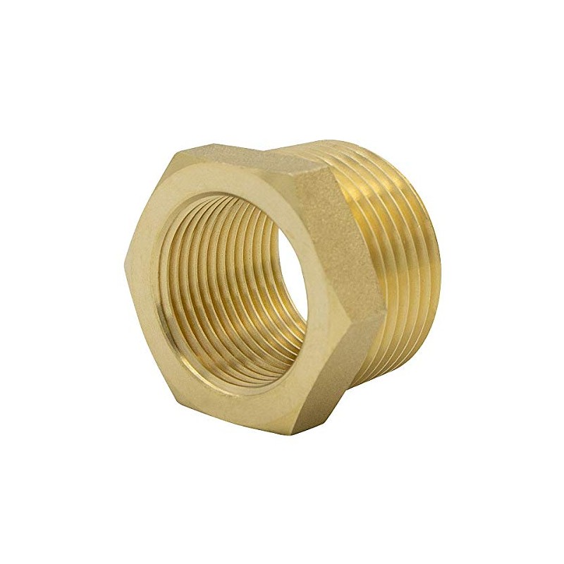 VARIOSAN Reducer 15044, 1 1/4 x 1 Inch AG/IG, Brass,