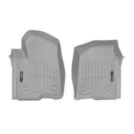 WeatherTech Custom Fit FloorLiners for Silverado 1500, Silverado 1500 LTD, Silverado 2500HD/3500HD, Sierra 1500 Limited, Sierra 1500, Sierra 2500HD/3500HD - 1st Row (4614361), Grey