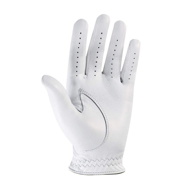 FootJoy Women's StaSof Golf Glove, White Medium/Large, Worn on Right
