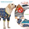 LovinPet Big Dog Pajamas for Large Dogs/Prehistoric Adventure Dinosaur Navy
