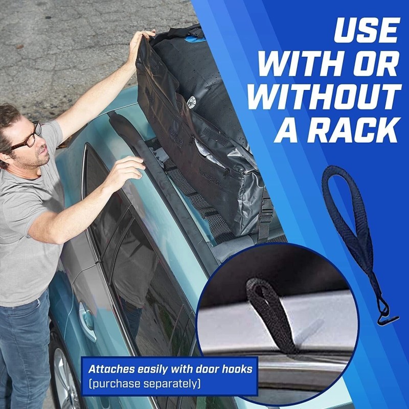 RoofMaster Premium Roof Cargo Bag 16 Cubic Feet Durable Waterproof