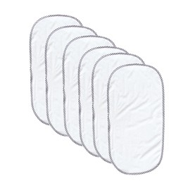 Changing Pad Liner Bamboo Rayon Soft Changing Pad Liner Waterproof Washable Changing Table Cover Liner Reusable 6 Pieces for Baby