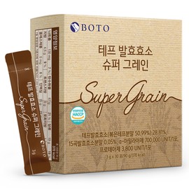 보뚜 테프 발효효소 슈퍼 그레인 영양제 30p, 90g, 1개 Bottu Teff Fermented Enzyme Super Grain Supplement 30p, 90g, 1 unit