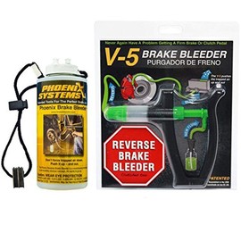 Phoenix Systems 2104-BOT V-5 Light Duty Reverse Brake Bleeder with Refill/Capture Bottle