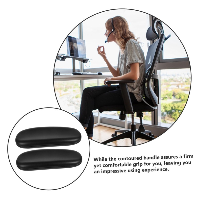 Gatuida 1Pair Swivel Chair Arm Pads Stretchable Office Chair Armrests