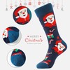 BISOUSOX Mens Christmas Socks Crazy Funny Dress Colorful Novelty Warm