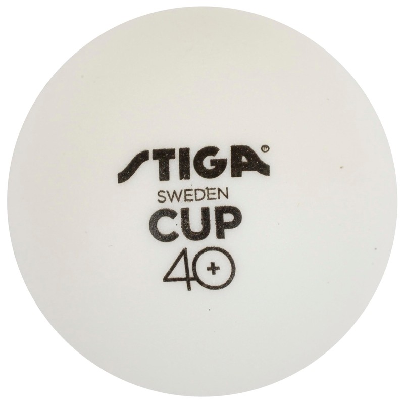 Stiga Table Tennis Balls Cup 12-Pack ABS White