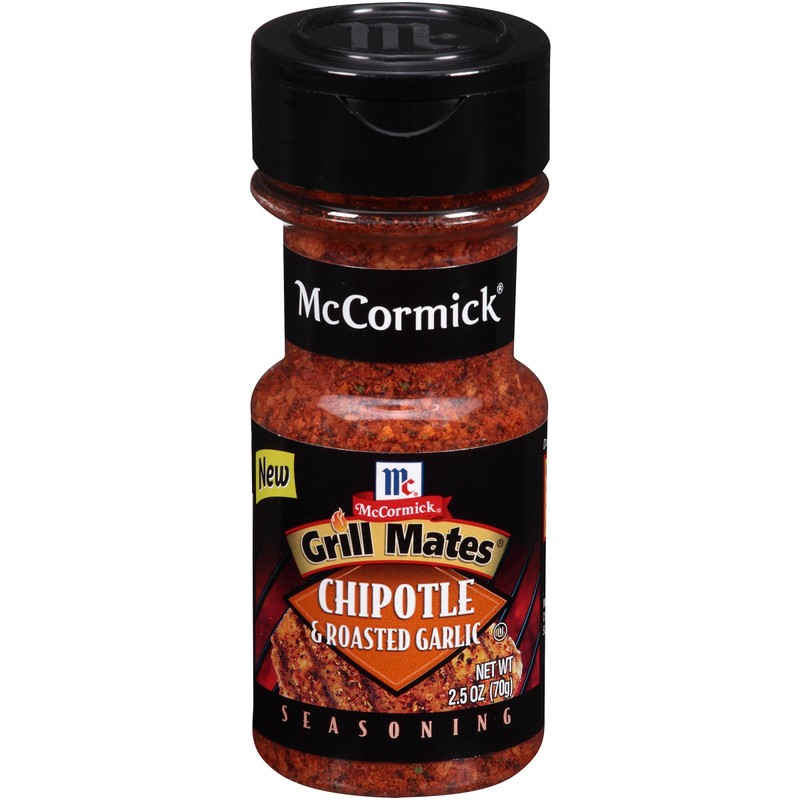 McCormick Grill Mates Chipotle & Roasted Garlic Seasoning, 2.5 OZ