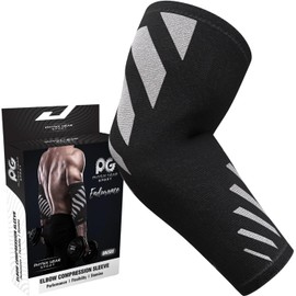 Physix Gear Sport Coderas deportivas de neopreno, las mejores coderas epicondilitis para hombre y mujer, coderas para tendinitis, codo golfista y codo tenista, codera deportiva, codera epicondilitis