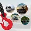 Lechansen G80 Trailer Safety Chain 39inch, 2 Pack Grade 80