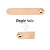 GORGECRAFT 6Pcs Leather Drawer Pull, Nordic Wardrobe Cabinet Door Handle,