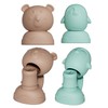 Squeezy drinking attachment for squeeze bags, leak-proof 2 pieces mouthpiece
