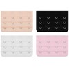 BEADNOVA Bra Extension 4 Hook Bra Back Extender for Plus