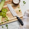 Henckels Forged Synergy 7-inch Hollow Edge Santoku Knife