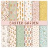 JarThenaAMCS 24 Sheets Easter Pattern Paper Bunny Rabbit Egg Floral