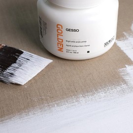 Golden Acrylic Gesso 16oz Jar