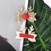 Christmas Glitter Hair Bow Clips Christmas Deer Antler Hair Clips