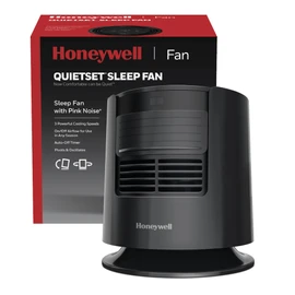 Honeywell QuietSet™ Sleep Personal Fan with Pink Noise, Black, HTF300