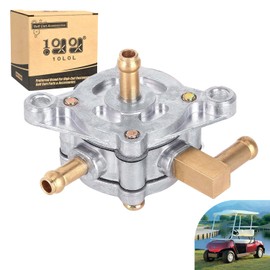 10L0L Fuel Pump for Yamaha G1 G3 1979-1989 Gas 2-Cycle Golf Cart, Replace OEM# J10-24410-02-00 J10-24410-03-00 J10-24410-03