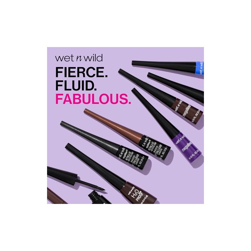 wet n wild MegaLiner - Delineador de ojos líquido -