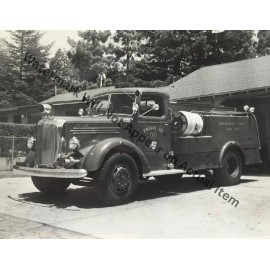 Mack Los Angeles County Fire Truck Photograph Print 8.5x11"