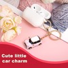 Yuanchu Mini Car Key Fob, Metal Car Model Keyring with