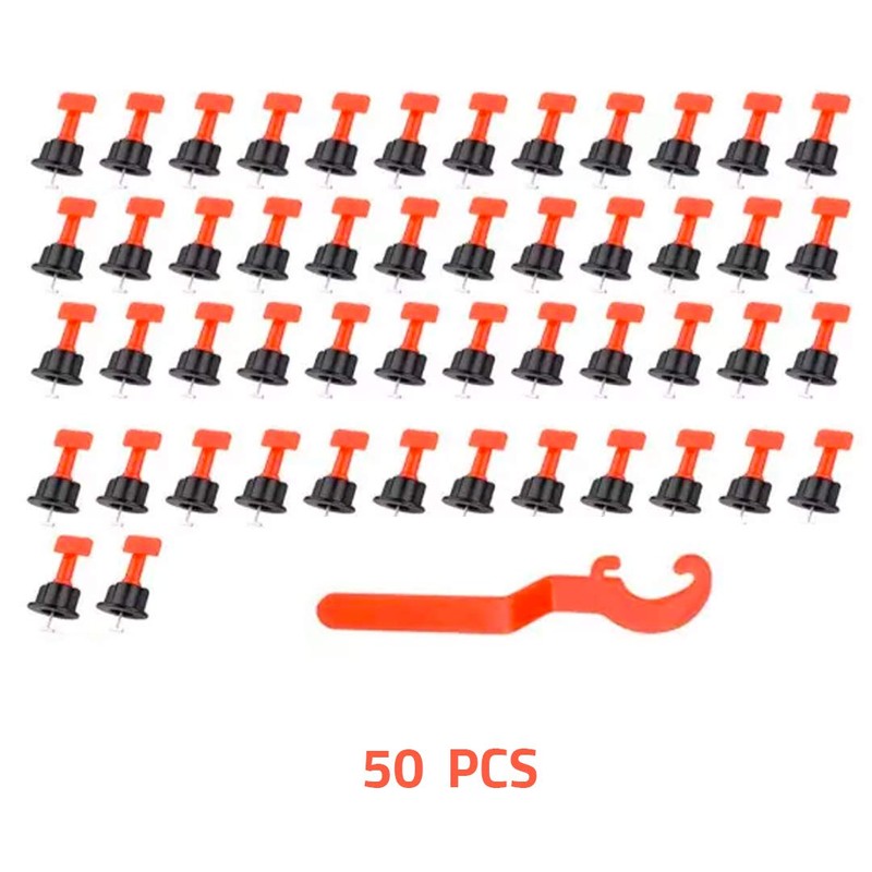 TOPWAY Tile Leveling System 50pcs Pack Reusable Tile Levelers Spacers
