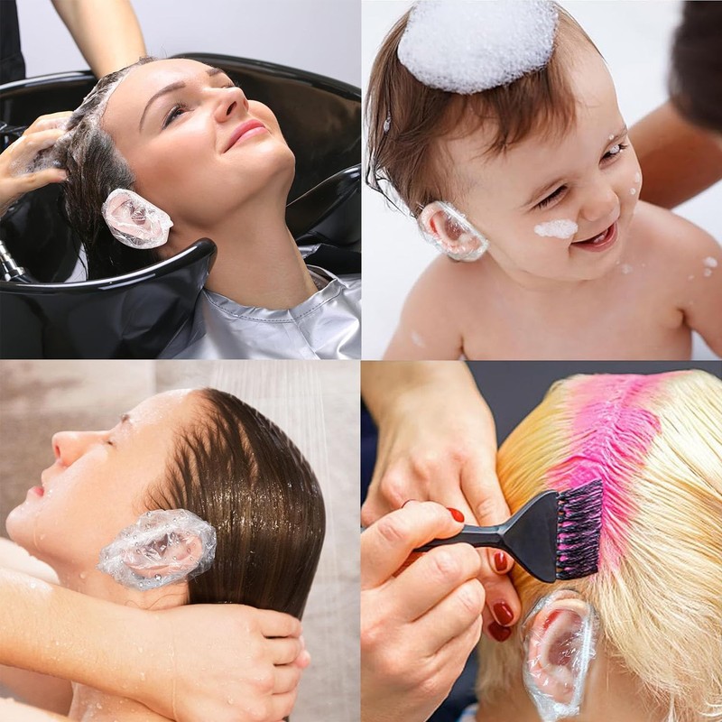 XINYUICEAN Tapas impermeables para los oídos, 100 Protectores auditivos desechables,