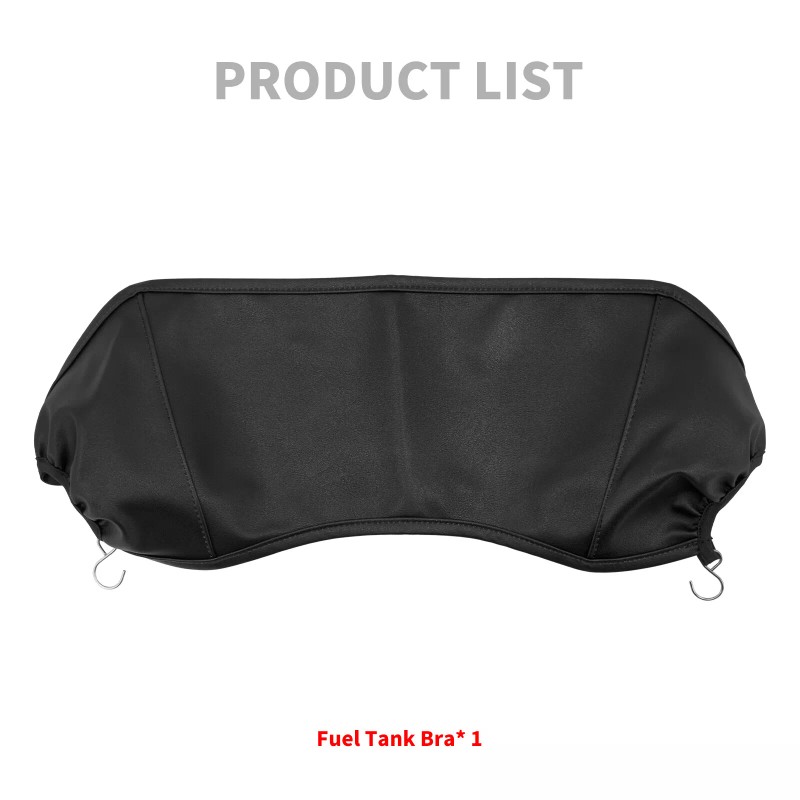 HDBUBALUS Black Fuel Tank Bra Protector Shield For Harley Electra