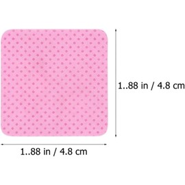 Yardenfun Toallitas Rosa para Pegamento de Pestañas 400 Piezas, Paños No Tejidos para Limpieza y Mantenimiento de Extensiones, Aptas para Salones y Uso Doméstico