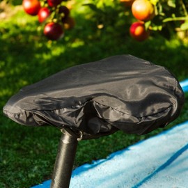 MIJOMA Bicycle Saddle Cover Bicycle Saddle Rain Cover Waterproof 27 cm (Black)