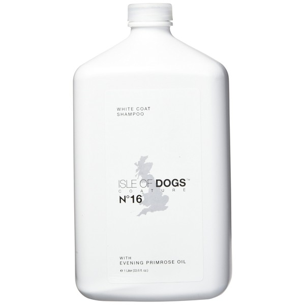 Isle of Dogs Coature No. 16 White Coat Evening Primrose Oil Dog Shampoo, 1 liter
