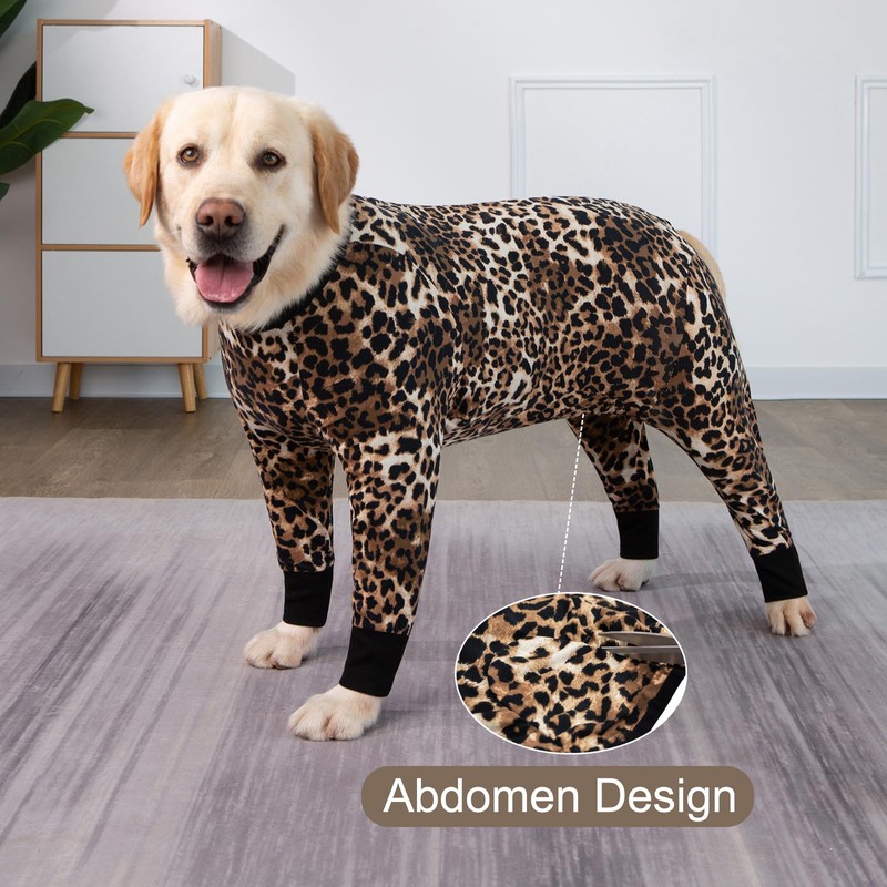 Recovery Suit for Large Medium Dogs After Surgery, Soft Breathable