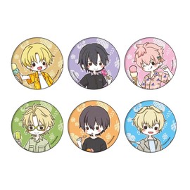 Tsukiuta Movie Version RABBITS KINGDOM THE MOVIE 03 Summer Ver. [Graph Art Illustration] Tin Badge Box of 6