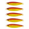 【A・ZON】40g Metal Jig with Fluttering Horizontal Fall, Flattened Asymmetrical Center