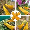 ITC Gauntlet Gardening Gloves Thorn Proof, Heavy Duty Leather Gardening