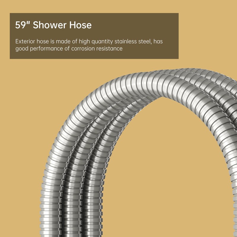 BESy Brass 2 In 1 Function Handheld Shower Head Set